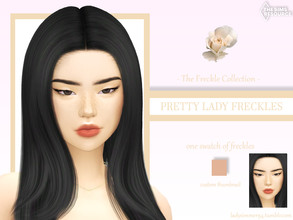Sims 4 — Pretty Lady Freckles by LadySimmer94 — PLEASE READ CREATOR NOTES BEFORE COMMENTING BGC 1 swatch Found in Skin