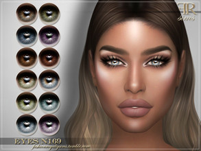 Sims 4 — Eyes N169 by FashionRoyaltySims — Standalone Custom thumbnail All ages and genders 12 color options HQ texture