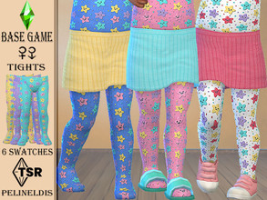 Sims 4 — Smiling Stars Tights by Pelineldis — Some cozy tights with smiling stars print for toddler boys and girls in six