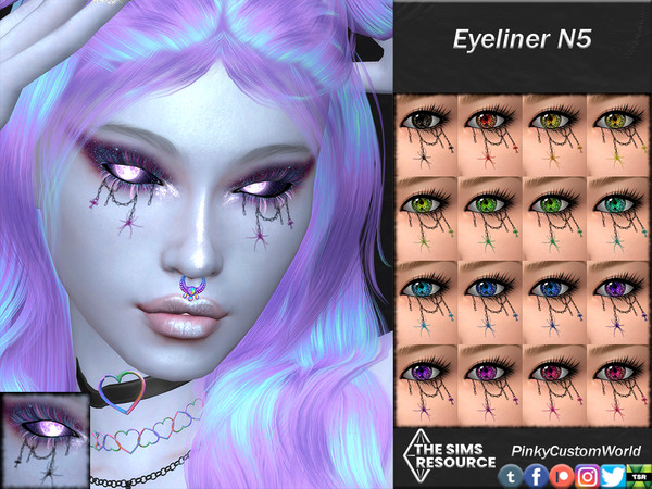 The Sims Resource - Eyeliner N5