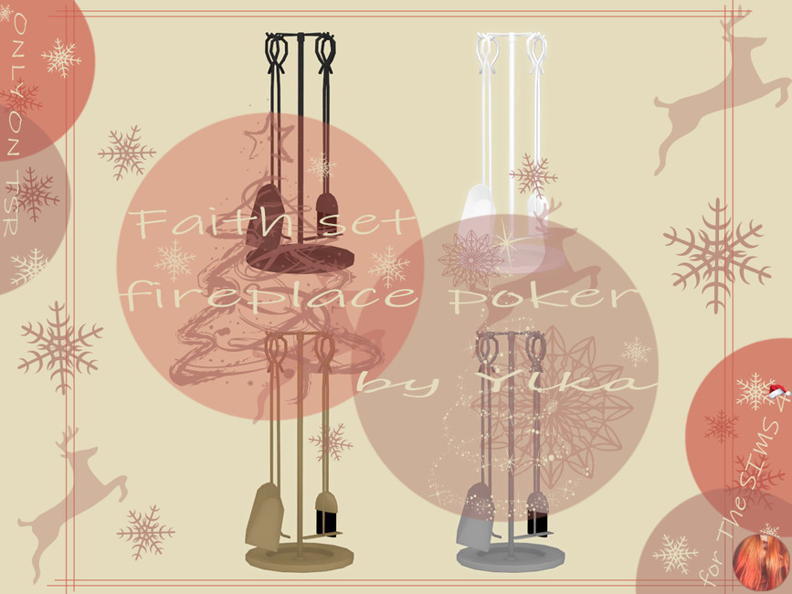 The Sims Resource [SJB] Faith set fireplace poker