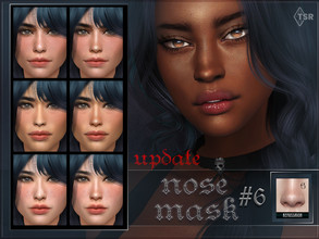 Sims 4 — Nose mask 06 UPDATE for sim creators  by RemusSirion — Nose mask 06. This is a re-upload of the nose mask 06 as