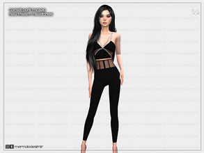Sims 4 — Corset Pant MC320 by mermaladesimtr — New Mesh 1 Swatches All Lods Teen to Elder For Female