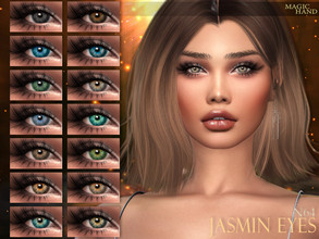 Sims 4 — Jasmin Eyes N64 [Patreon] by MagicHand — Stunning eyes for females and males in 16 colors - HQ Compatible