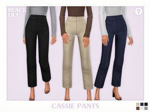Sims 4 — Cassie Pants by Black_Lily — YA/A/Teen 6 Swatches New item