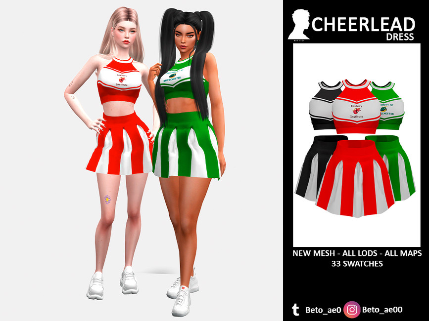 The Sims Resource Cheerleader (Dress)