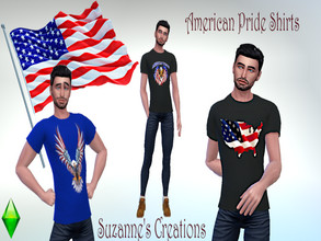 Sims 4 — American Pride Shirts by sweetheartwva — American Pride shirts for Males. BGC