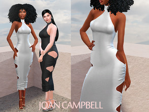 Sims 4 — Gabby Dress  by Joan_Campbell_Beauty_ — 13 swatches Custom thumbnail Original mesh Hq compatible