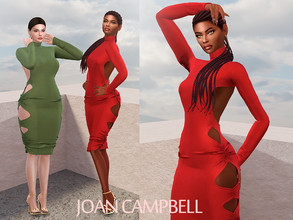 Sims 4 — Sabrina Dress by Joan_Campbell_Beauty_ — 16 swatches Custom thumbnail Original mesh Hq compatible