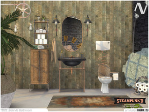 Sims 4 — Steampunked | Belinda Bathroom by ArtVitalex — Bathroom Collection | All rights reserved | Belong to 2022