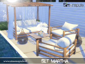 Sims 4 — Martha Set by Simenapule — Set Martha. An outdoor set garden for your sims.