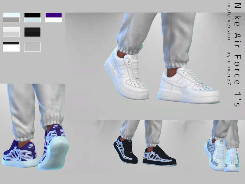 Lodging add to Tourist The Sims Resource - Nike Air Force 1's Male