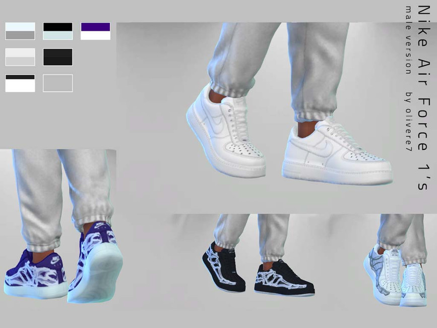 The Sims Resource - Nike Air Force 1's Male