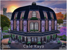 Sims 4 — Cafe Kaya (CC only TSR) by nobody13922 — A place where your Sim will drink delicious coffee, eat delicious