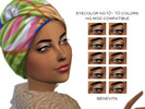 Sims 4 — Eyecolor No10 [HQ] by Benevita — Eyecolor No10 HQ Mod Compatible 10 Colors I hope you like!