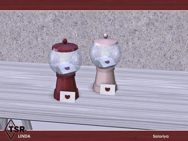 Sims 4 — Linda. Love Letters by soloriya — Love letters in a vessel. Part of Linda set. 2 color variations. Category: