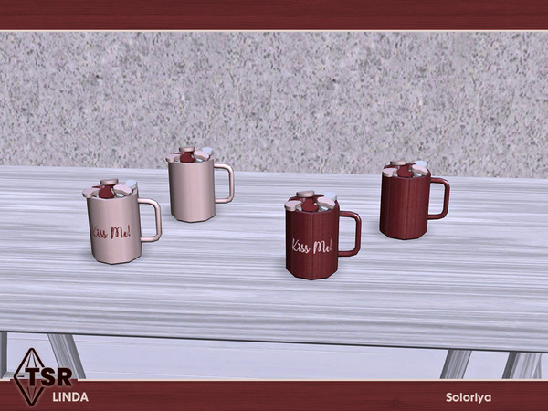 The Sims Resource - Linda. Mug with Hearts