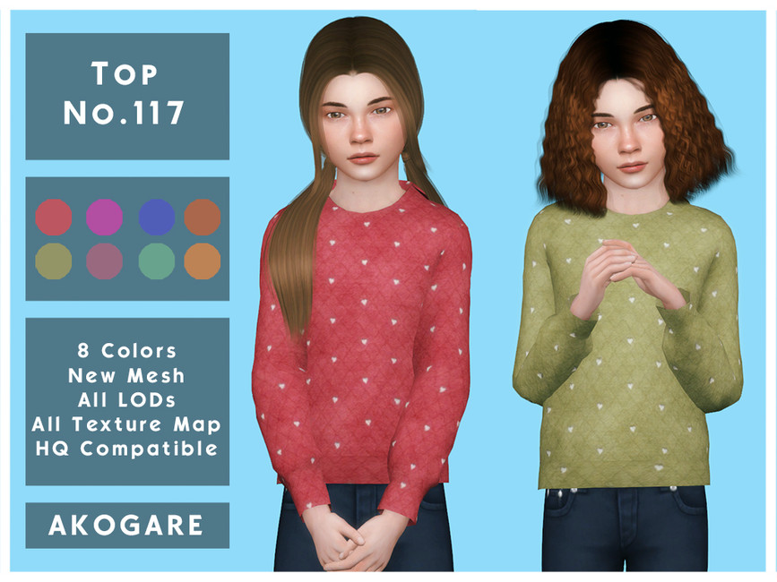 The Sims Resource - Akogare Top No.117