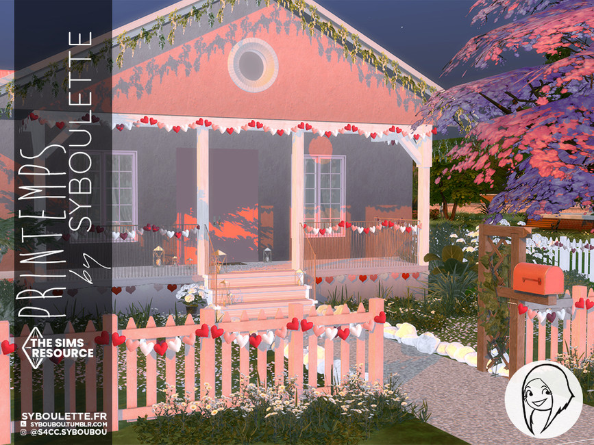 The Sims Resource Scripted Printemps season decor trim set