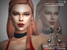 Sims 4 — Eighth Note Earrings by Mazero5 — Eighth note earrings design from musical notes Swatches of 4 Colors varies