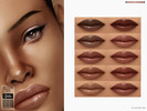 Sims 4 —  Lipstick | N51 by cosimetic — - It is suitable for Female. ( Teen to elder ) - 10 swatches. - You can find it
