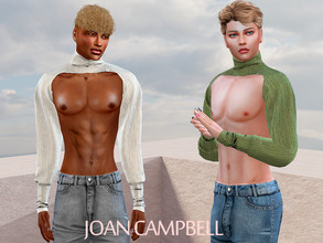 Sims 4 — George Top by Joan_Campbell_Beauty_ — 11 swatches Custom thumbnail Original mesh Hq compatible