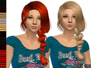 Sims 4 — Newsea J022 Freesia retexture by Daweesims — New retextured hair for you and your sims. I hope you like it! =)