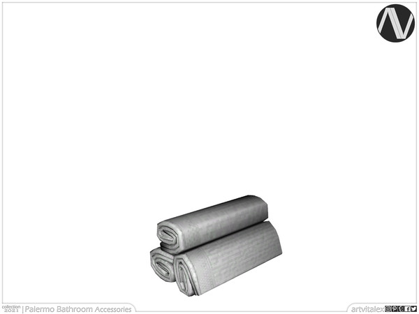 Sims 3 — Palermo Towels by ArtVitalex — Bathroom Collection | All rights reserved | Belong to 2022 ArtVitalex@TSR -