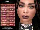 Sims 4 — IMF Jillian Lipstick N.396 by IzzieMcFire — Jillian Lipstick N.396 contains 12 colors in hq texture. Standalone