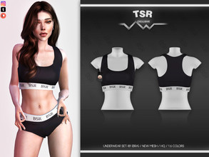 Sims 4 — UNDERWEAR SET-181 (BRA) BD615 by busra-tr — 16 colors Adult-Elder-Teen-Young Adult For Female Custom thumbnail