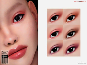 Sims 4 — Natural Kawaii Eyeshadow | N30 by cosimetic — - It is suitable for Female. ( Teen to elder ) - 10 swatches - You