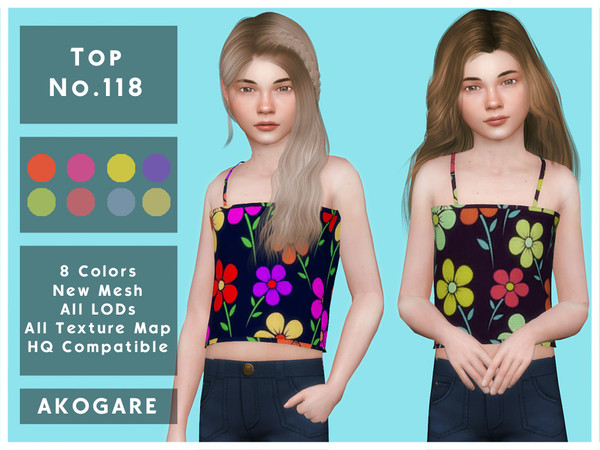 The Sims Resource - Akogare Top No.118