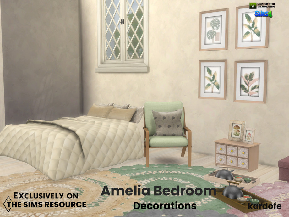 The Sims Resource - Amelia Bedroom Decorations