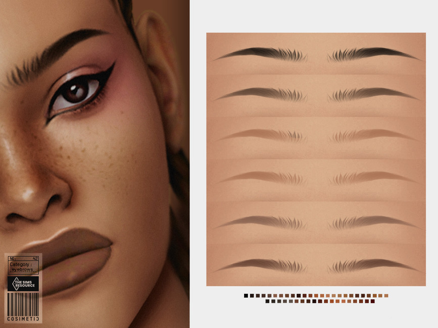 The Sims Resource Eyebrows N42