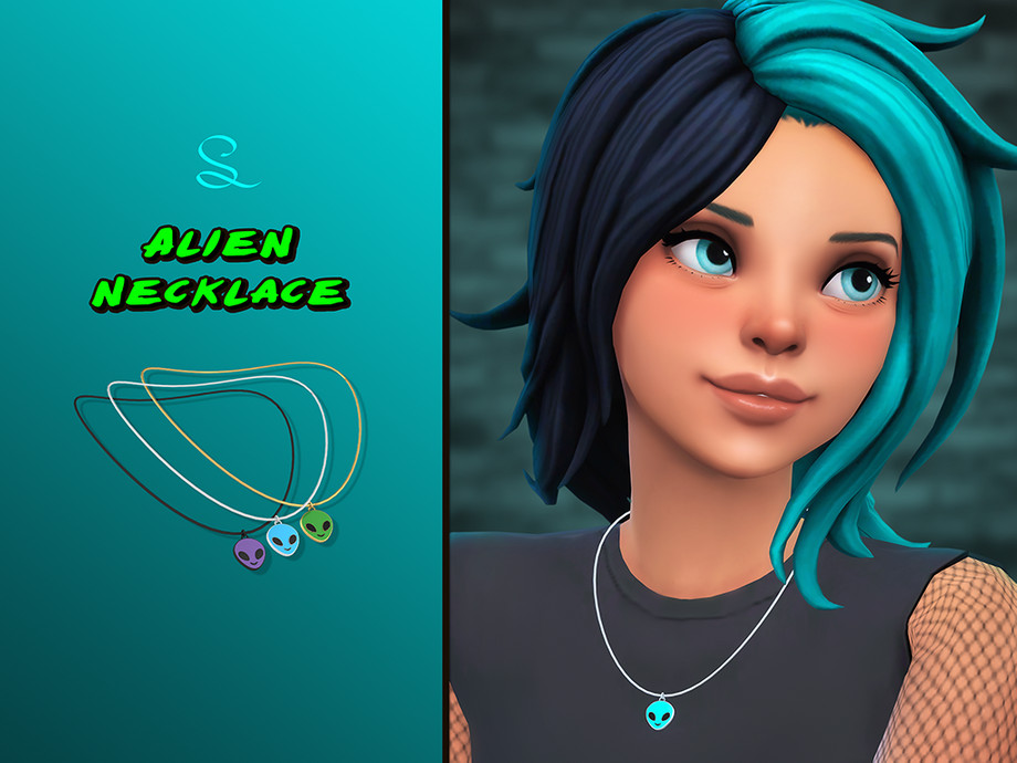 The Sims Resource - Alien Necklace