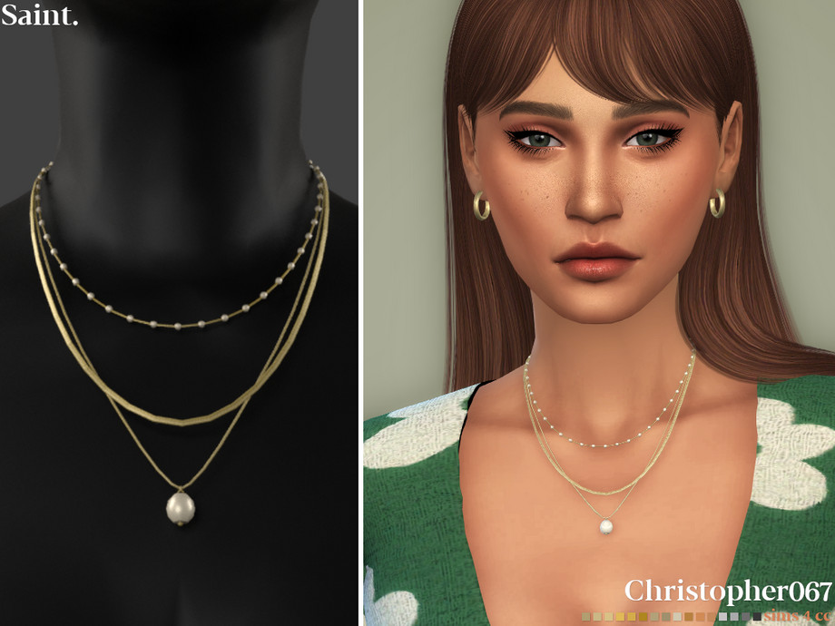 The Sims Resource Saint Necklace