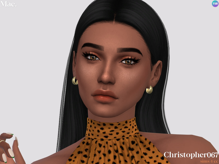 The Sims Resource - Mae Earrings
