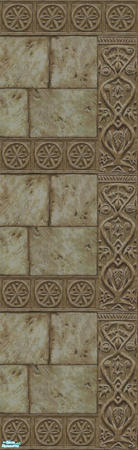 Sims 2 — Mix 'n' match Stone & Iron walls Right by TSR Archive — Right peice