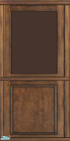 Sims 2 — Haunted Hollow: dark oak panel brown by daisylee — designed for Haunted Hollow but can be used anywhere