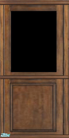 Sims 2 — Haunted Hollow: dark oak panel black by daisylee — designed for Haunted Hollow but can be used anywhere