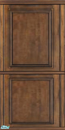 Sims 2 — Haunted Hollow: dark oak panel by daisylee — designed for Haunted Hollow but can be used anywhere