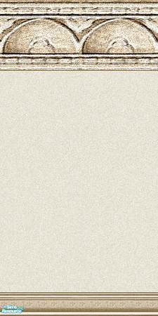 Sims 2 — Beige Building - Hoops by Lorah — 4 walls, 3 carpets in beige, grey, black, white.