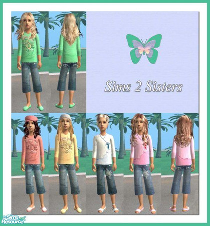 Sims 2 — S2S Outfit for Girls by sims2sisters — Enjoy!