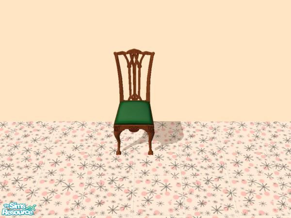 Sims 2 — Bon Appatite Dining Chair - Grassy Knoll by dddrake — Grassy Knoll