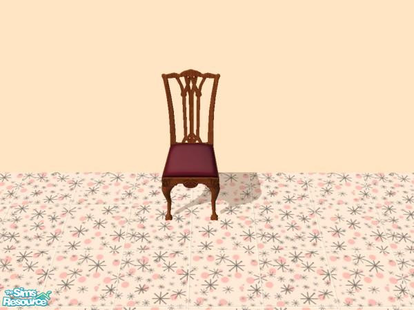 Sims 2 — Bon Appatite Dining Chair - Crimsonia by dddrake — Crimsonia