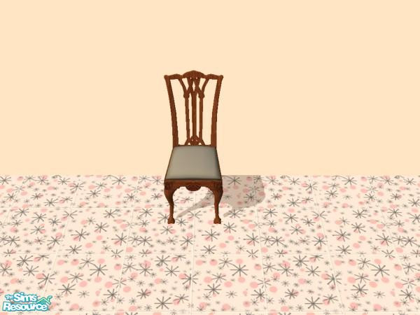 Sims 2 — Bon Appatite Dining Chair - Chinchilla by dddrake — Chinchilla