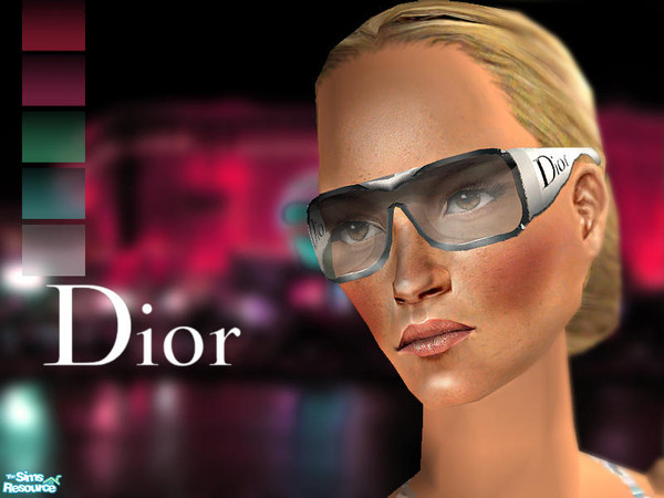 Sims 2 — Dior Eyewear - Collection I by ChazDesigns — Shades from Christian Dior. Featuring a thick frame with the Dior