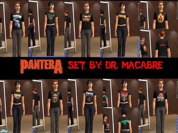 Sims 2 — Pantera Set by Dr. Macabre — Since Darqstar suggested it, (thanks Darqstar) and since I believe they are one of