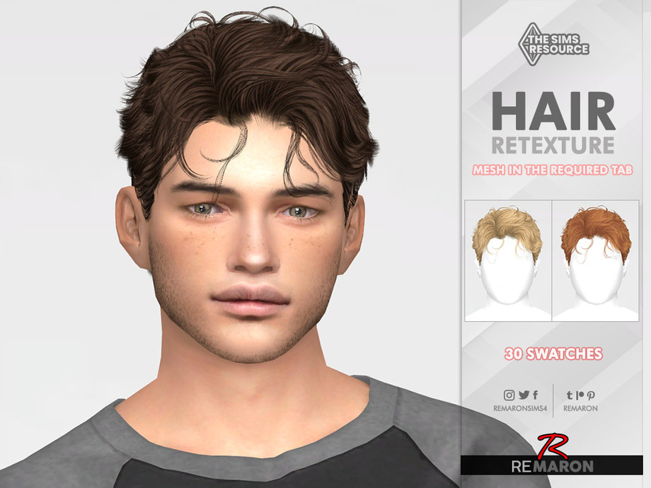 The Sims Resource To0708 Hair Retexture Mesh Needed