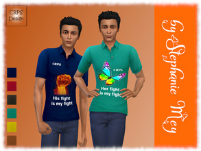 Sims 4 — CRPS Male polo shirts 2 by Stephanie_Mey1991 — This set contains two polo shirts for man. All shirts appears in